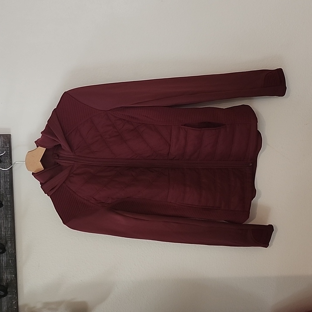 Women's Tek Gear fleece lined jacket with hood - size small